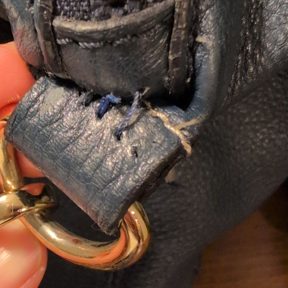 Michael Kors Navi Blue Satchel - Picture 14 of 15